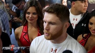 Canelo Alvarez "I'll say it again, GOLOVKIN HAS TO PREPARE FOR ME, I DONT HAVE TO PREPARE FOR HIM!"