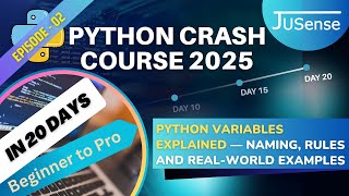 Python Variables Explained — Naming, Rules, and Real-world Examples | Episode 2
