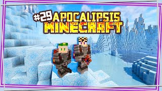 100 dias en APOCALIPSISMINECRAFT: Super MAZA y NIEVE