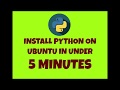 How To Install Python On A Computer Running Ubuntu OS
