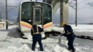 記録的大雪”でJR駅に乗客が約570人足止め…救済まで最大8時間40分　新潟支社長「駅と駅の間に止めないように…」過去には駅間に立往生で救済まで15時間超2/20(木) 18:57