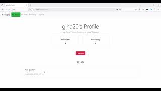 NETWORK PROJECT 4 - CS50 WEB PROGRAMMING