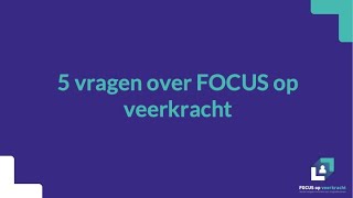 5 vragen over FOCUS op veerkracht