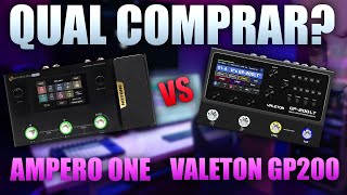 Qual Pedaleira comprar? Valeton Gp200Lt vs Ampero One