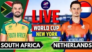 Netherlands vs South Africa T20 World Cup Match | Live Score & Commentary | NED vs SA Live | T20 WC