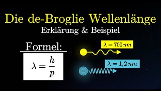 Die De-Broglie Wellenlänge - Berechnung, Beispiel, Herleitung, Experiment (Physik)