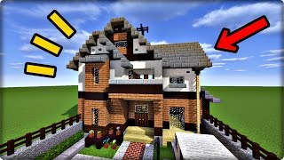 [Minecraft] Let's build a contemporary house [How to build a house]