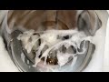 Soapy washing machine and spinning at 1400rpm