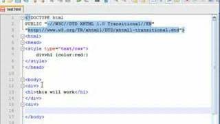 CSS Tutorial - 7 - Direct Child Selectors