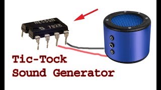 How to make a Clock Tick-Tock sound Generator, awesome diy idea