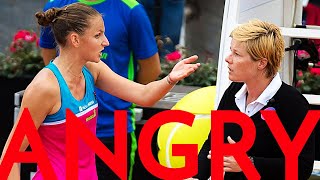 Top 10 WTA Tennis Meltdowns (ANGRY)