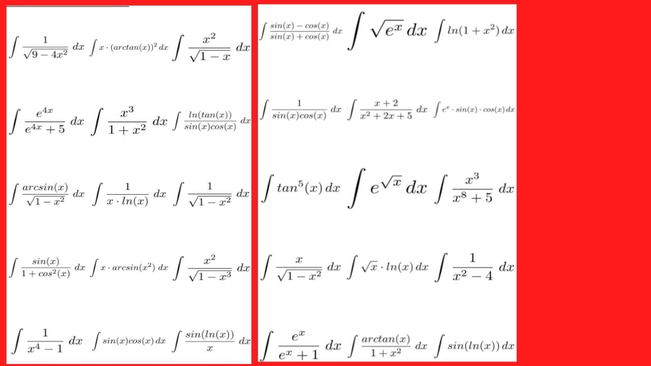 Soal No 1 2 Integral Youtube