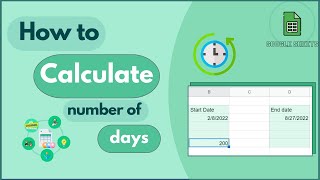Google Sheets: How To Calculate Number Of Days Between Two Dates