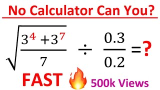 Can You Simplify Without Using Calculator? | How to Simplify Radical expression | Square root