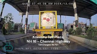 Andhra Pradesh, Kovvuru Toll Plaza, Chennai Highway, NH 16