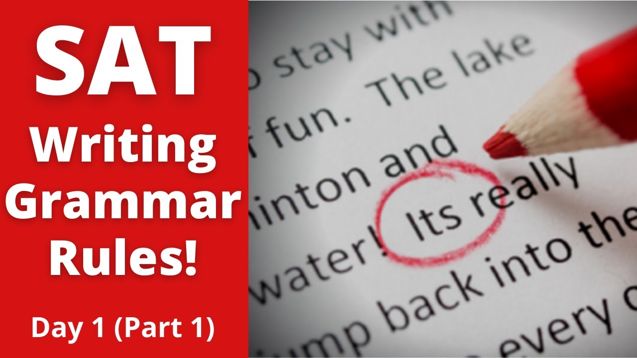 Sat grammar. Sat writing marking.