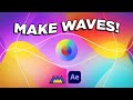 Use Shape Layers & Easing to Create a Complex Wave Animation | Intro to Animation & After Effects