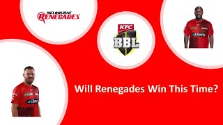 Melbourne Renegades Preview| BBL 12 | KFC Big Bash League 2022