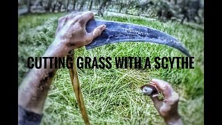 WARNING: EXTREMELY RELAXING SCYTHE LAWN MOWING COMPILATION