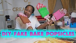 “DIY Fake Bake Popsicles | Easy 3 Popsicle Tutorial