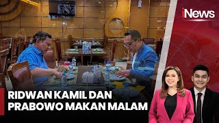 Ridwan Kamil dan Prabowo Makan Malam Bersama Bahas IKN - iNews Siang 04/11