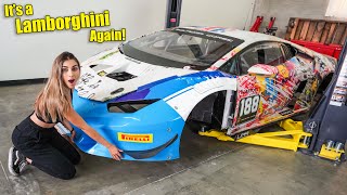 Rebuilding A Badly Wrecked Lamborghini Race Car Part 1