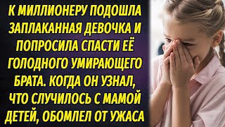 Девочка попросила у миллионера немного еды для голодного братика. Его реакция шокировала...