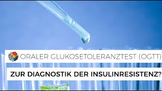 Oraler Glukosetoleranztest zur Diagnostik der Insulinresistenz? | PERFORMANCE DOC