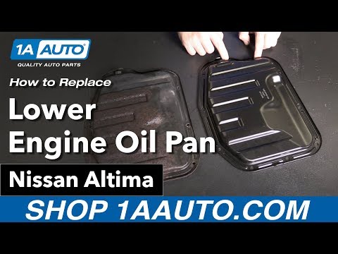 how to Replace Install Lower Engine Oil Pan 02-06 Nissan Altima how to Replace Install Lower Engine Oil Pan 02-06 Nissan Altima