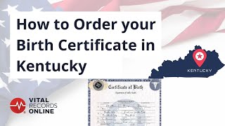 How to Order Your Kentucky Birth Certificate | Vital Records Online