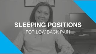 How to Sleep with Low Back Pain? Optimal Sleeping Positions & Tips