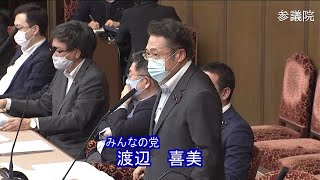 参議院 2020年06月12日 財政金融委員会 #07 渡辺喜美（みんなの党）