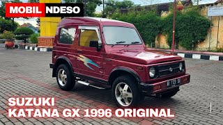 Dijual Suzuki Katana GX 1996 original warna merah | yang muda dan ceria