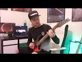 chimaira down again guitar cover