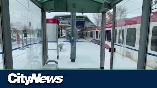 City of Calgary removes Chinook LRT shelter doors