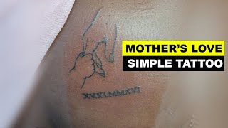 Mother's Love Tattoo |Real Time |TIMELAPSE FULL PROCESS