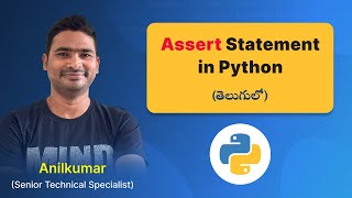 P148 - Mastering the Assert Statement in Python: Debug Like a Pro! (in Telugu)