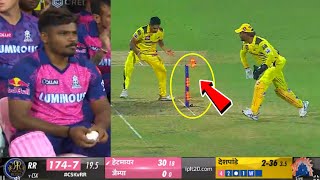 Everyone shocked when MS Dhoni did this unbelievable Runout vs RR i Chennai Vs Rajasthan match