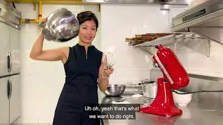 Chef Audra Morrice prepares Pandan Lamingtons for Australia Day 2021 in Singapore #OzinSG