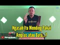 Mending Ngasah Pakai Batu atau Amplas ya...⁉️