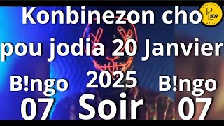 Konbinezon pou Aswè a 20 Janvier 2025 - Boul cho pou Aswè a 20 Janvier 2025