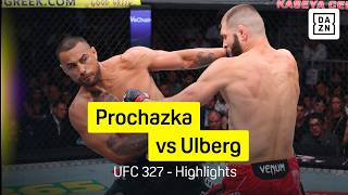 Jiri Prochazka vs Carlos Ulberg | UFC 327 | DAZN Highlights