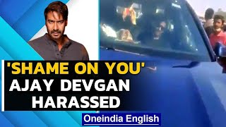 Ajay Devgan's car blocked by farmers' supporter outside Filmcity: Watch | Oneindia News