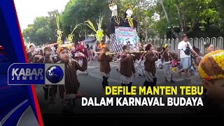 DEFILE MANTEN TEBU DALAM KARNAVAL BUDAYA | KABAR JEMBER