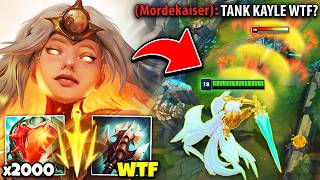 So I think tank Kayle might be secretly busted... (DOUBLE SPLASH DAMAGE)