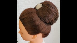 MalyStyles! Easy and Simple Bun used Big Claw Clip Tutorial.