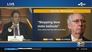 Gov. Cuomo Responds To McConnell's Call To Bankrupt New York, End 'Blue State Bailouts'