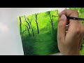 landscape painting acrylic painting tutorial acrylic painting for beginners tutorial forest stair