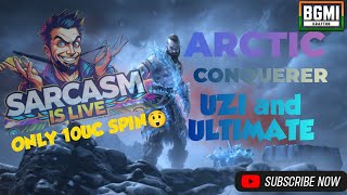 😳 Only 10UC Crate Opening | Arctic Conqueror UZI #BGMI #PUBG