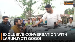 Exclusive conversation with Larunjyoti Gogoi candidate Assam Jatiya Parishad from Dibrugarh